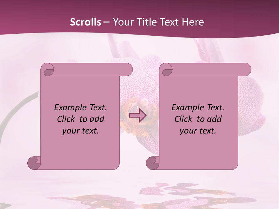 Valentine Stem Closeup PowerPoint Template