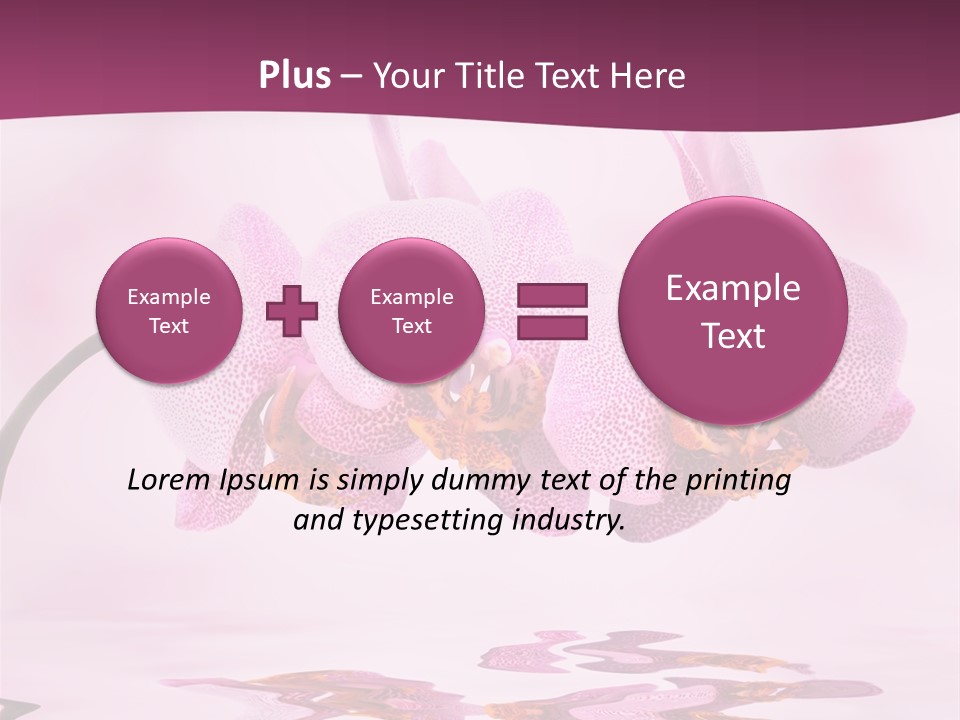 Valentine Stem Closeup PowerPoint Template