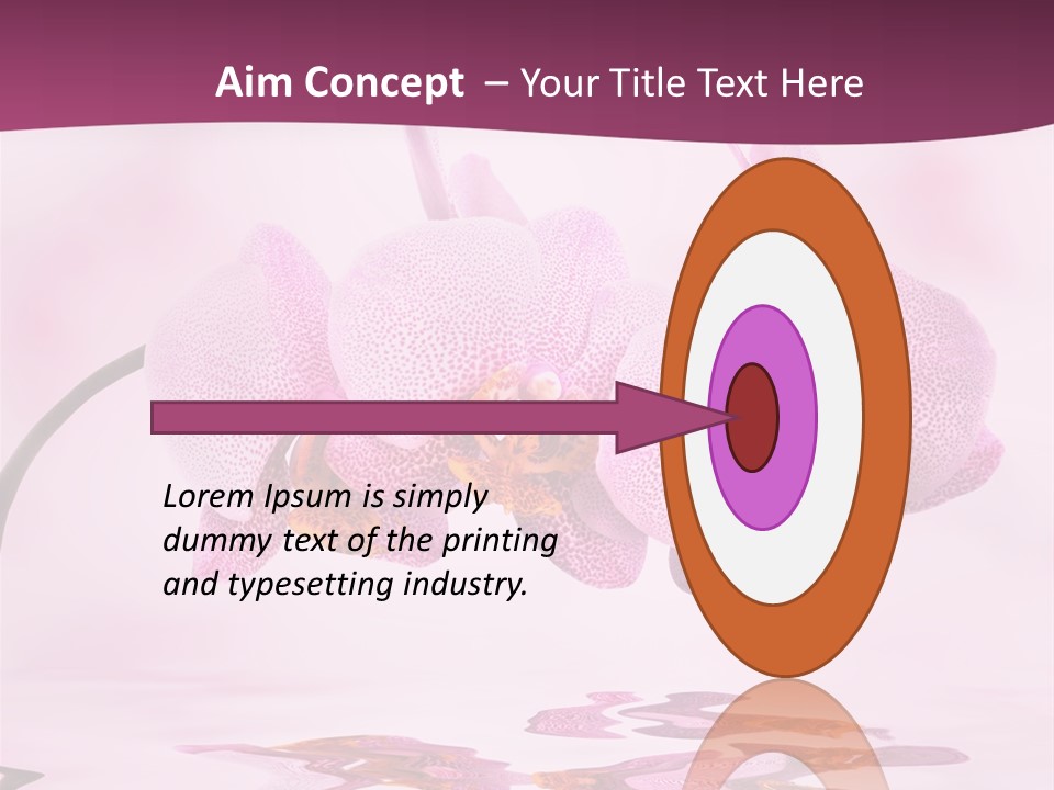 Valentine Stem Closeup PowerPoint Template