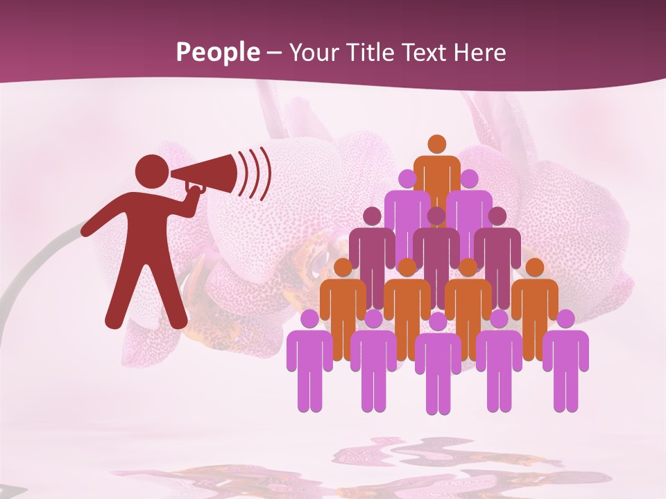 Valentine Stem Closeup PowerPoint Template