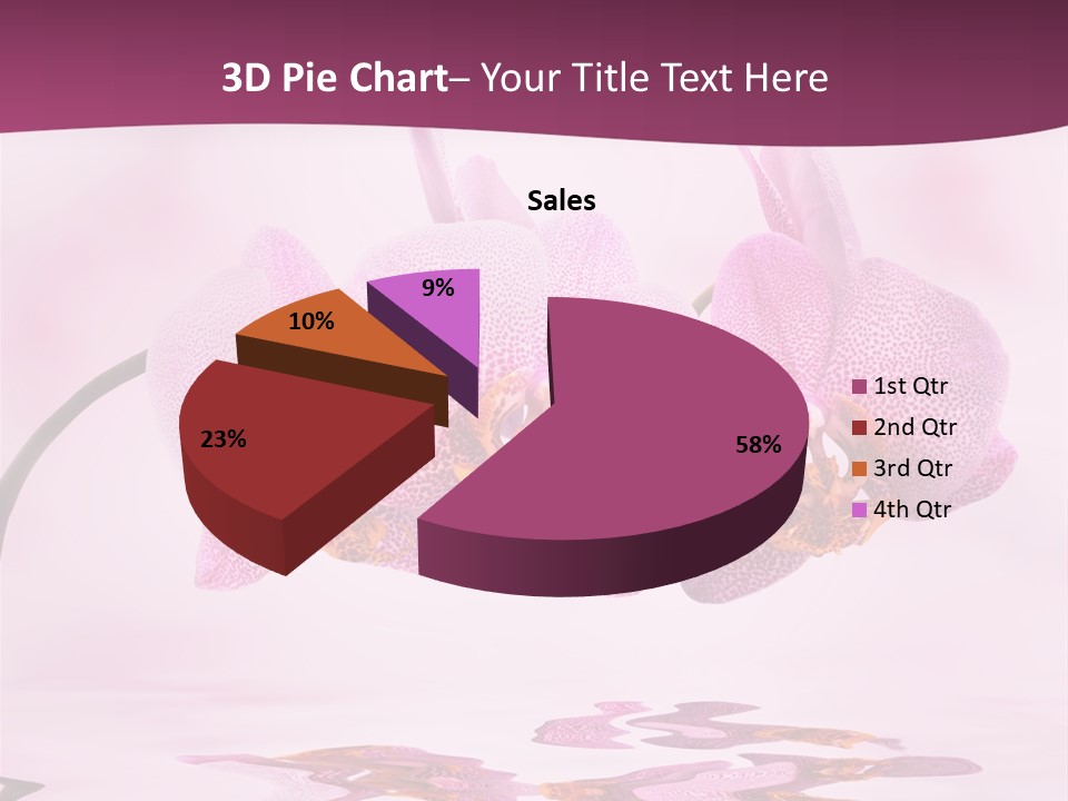 Valentine Stem Closeup PowerPoint Template