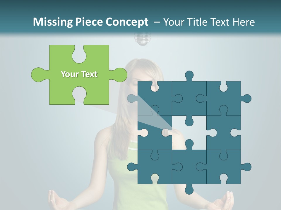 Idea Human Meditation PowerPoint Template