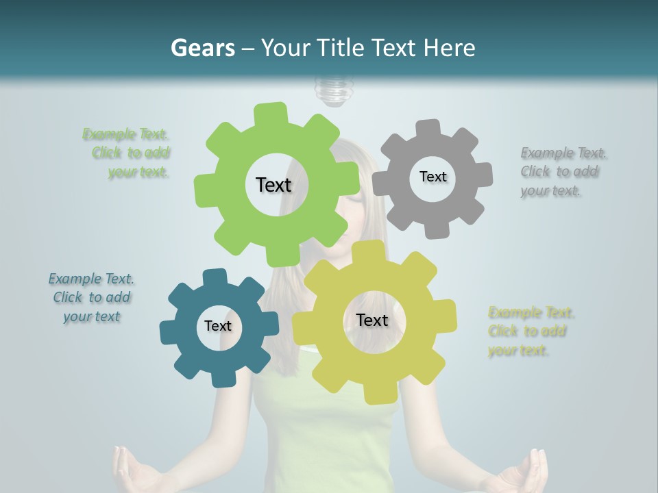 Idea Human Meditation PowerPoint Template