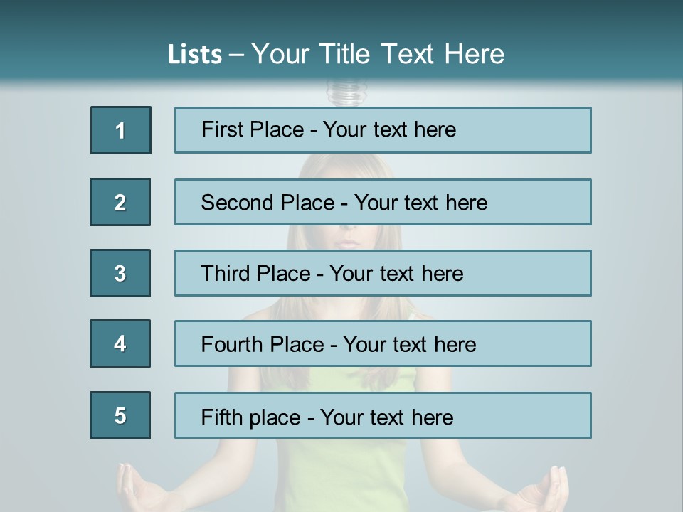 Idea Human Meditation PowerPoint Template