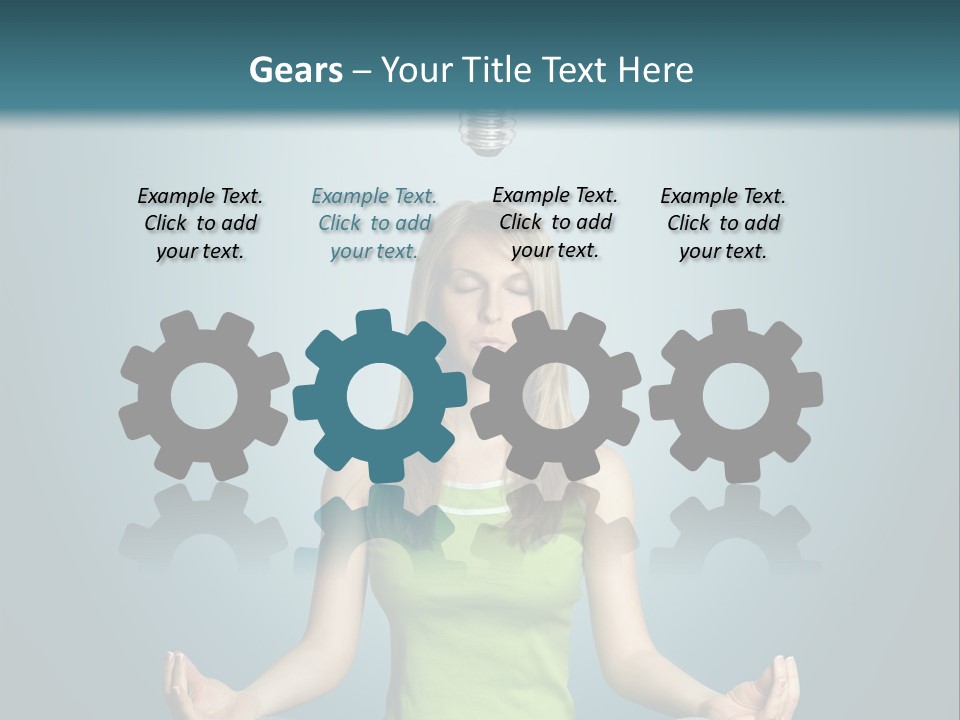 Idea Human Meditation PowerPoint Template