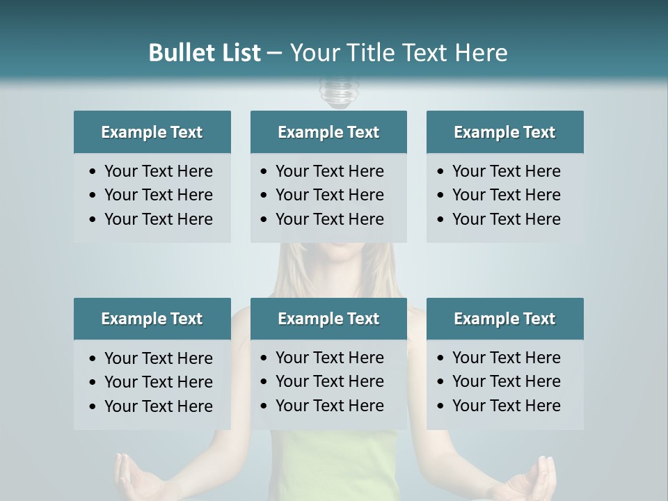 Idea Human Meditation PowerPoint Template