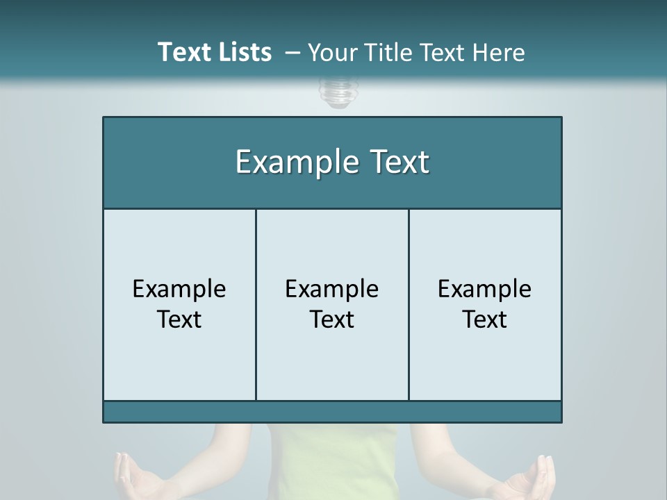 Idea Human Meditation PowerPoint Template