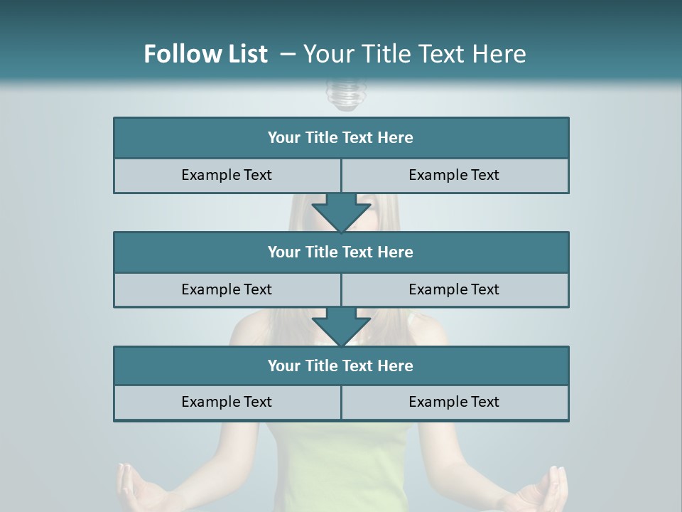 Idea Human Meditation PowerPoint Template