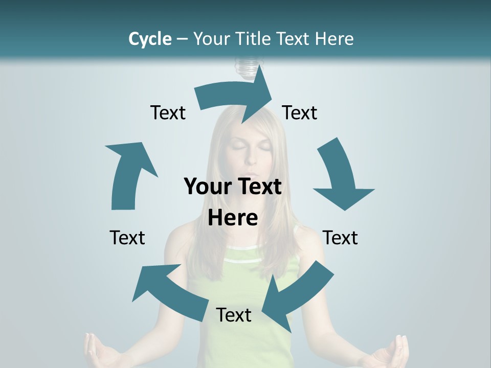 Idea Human Meditation PowerPoint Template