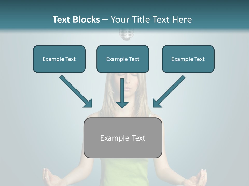Idea Human Meditation PowerPoint Template