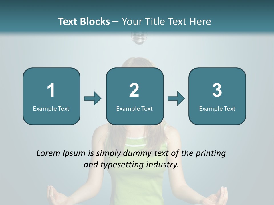 Idea Human Meditation PowerPoint Template