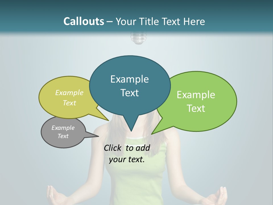 Idea Human Meditation PowerPoint Template