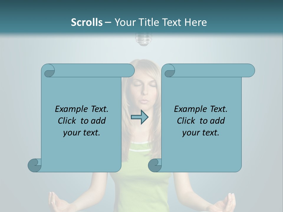 Idea Human Meditation PowerPoint Template
