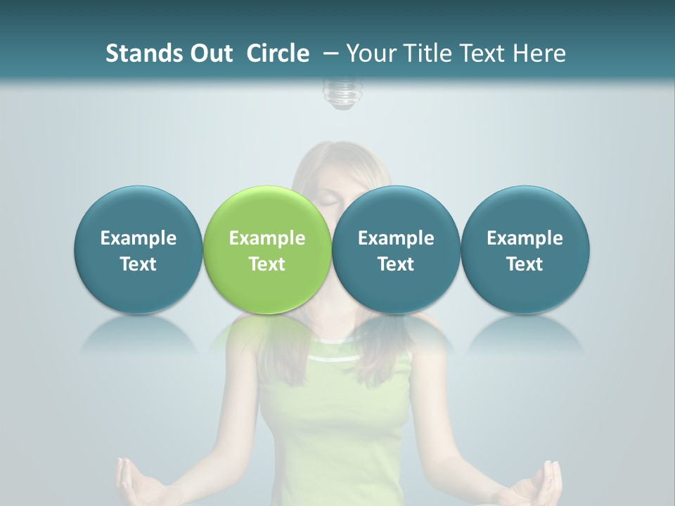 Idea Human Meditation PowerPoint Template