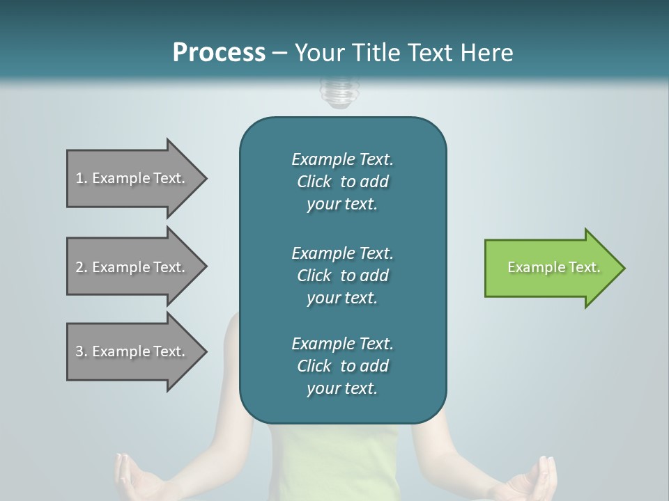 Idea Human Meditation PowerPoint Template
