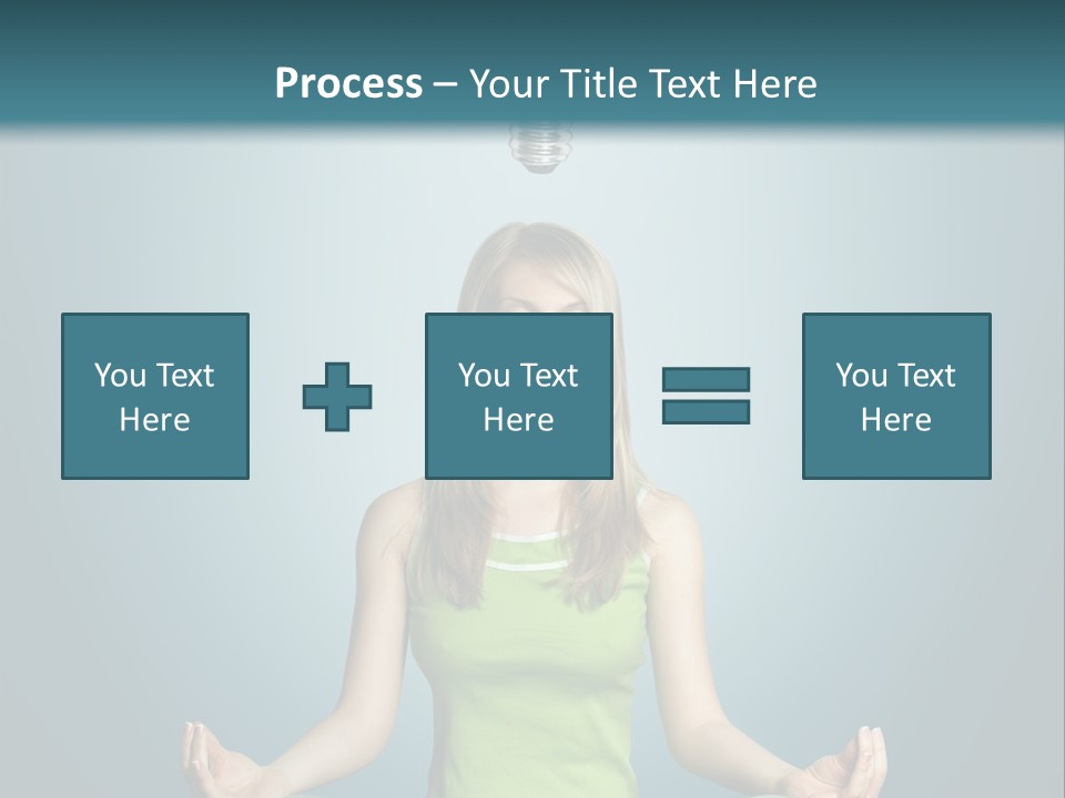 Idea Human Meditation PowerPoint Template