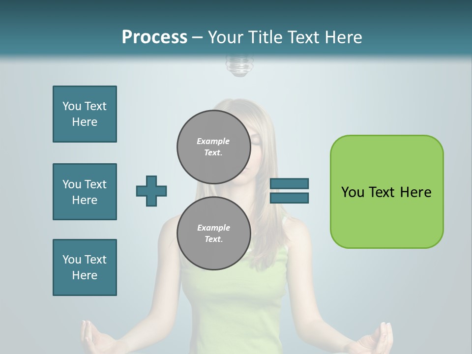 Idea Human Meditation PowerPoint Template