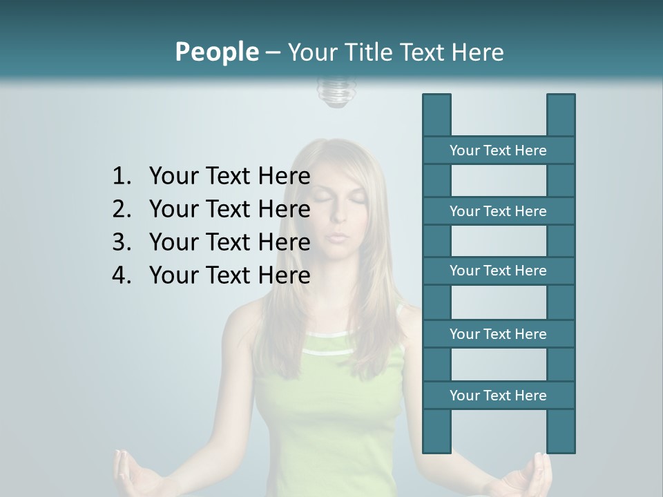 Idea Human Meditation PowerPoint Template