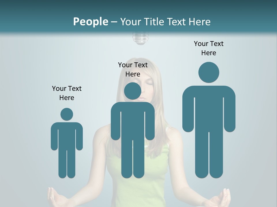 Idea Human Meditation PowerPoint Template