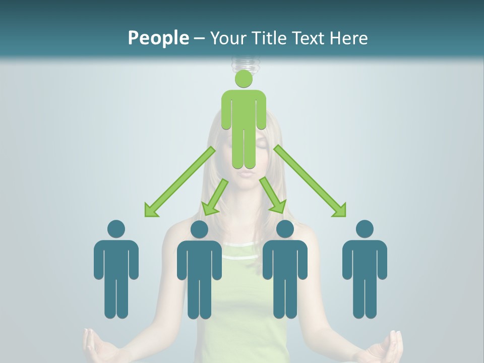 Idea Human Meditation PowerPoint Template