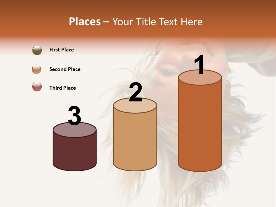 One Outdoor Smiling PowerPoint Template