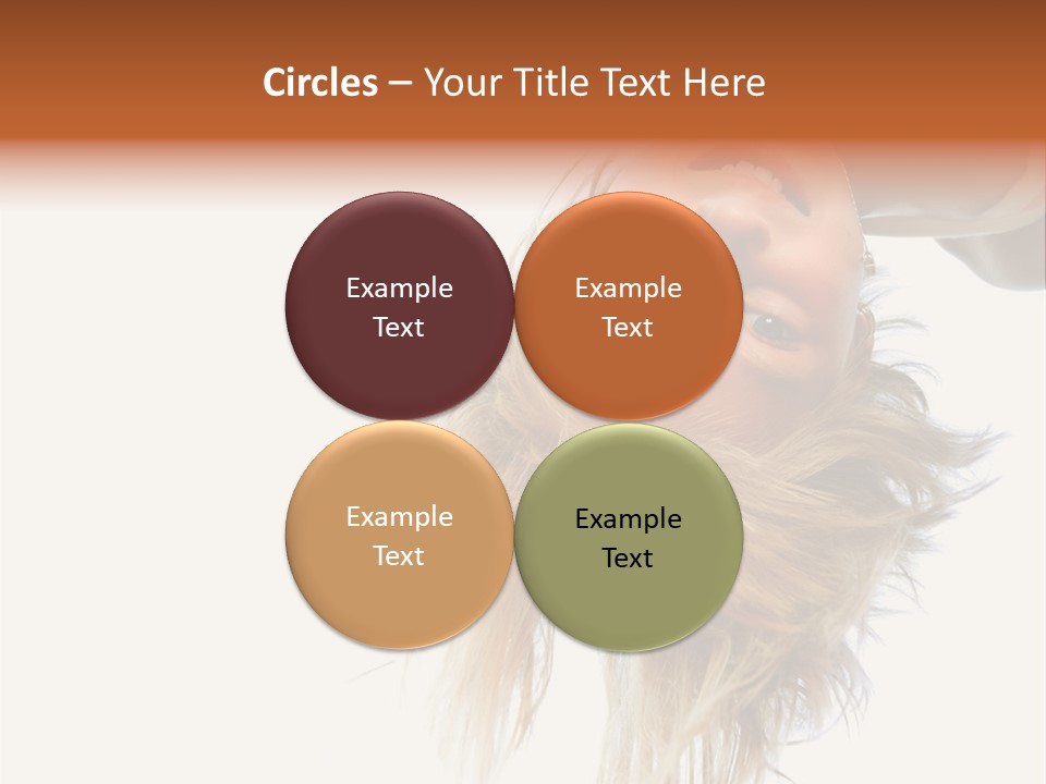 One Outdoor Smiling PowerPoint Template