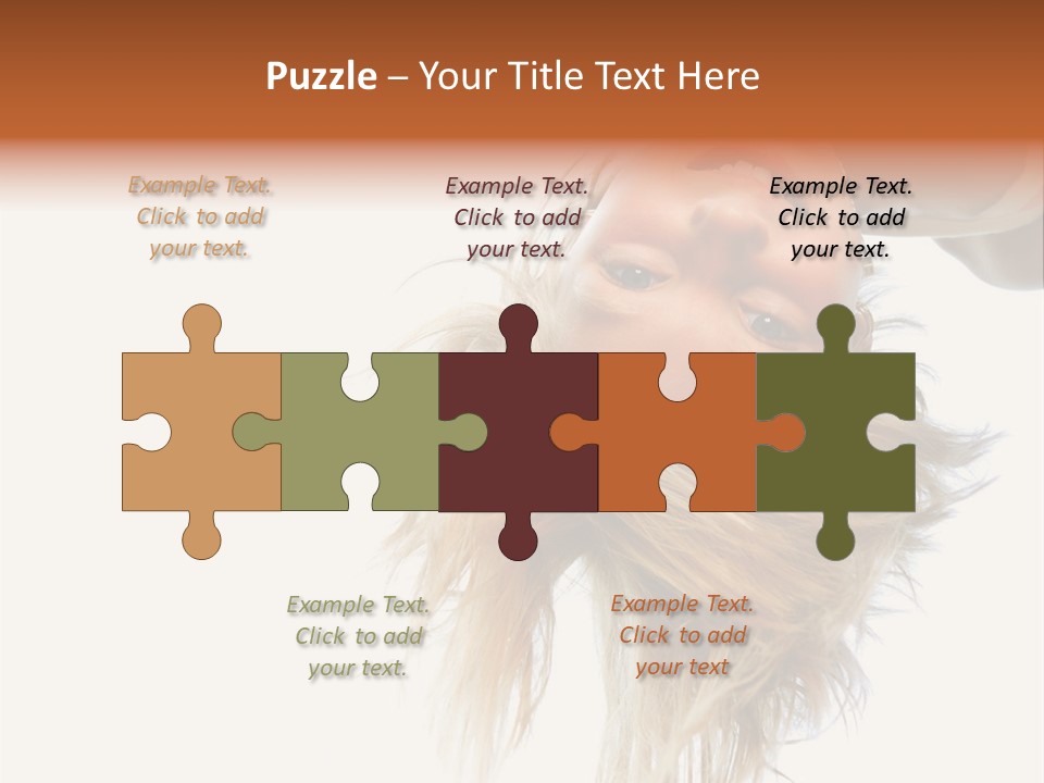 One Outdoor Smiling PowerPoint Template