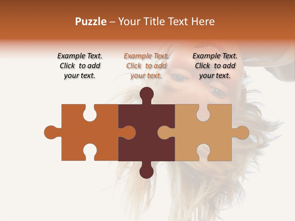 One Outdoor Smiling PowerPoint Template