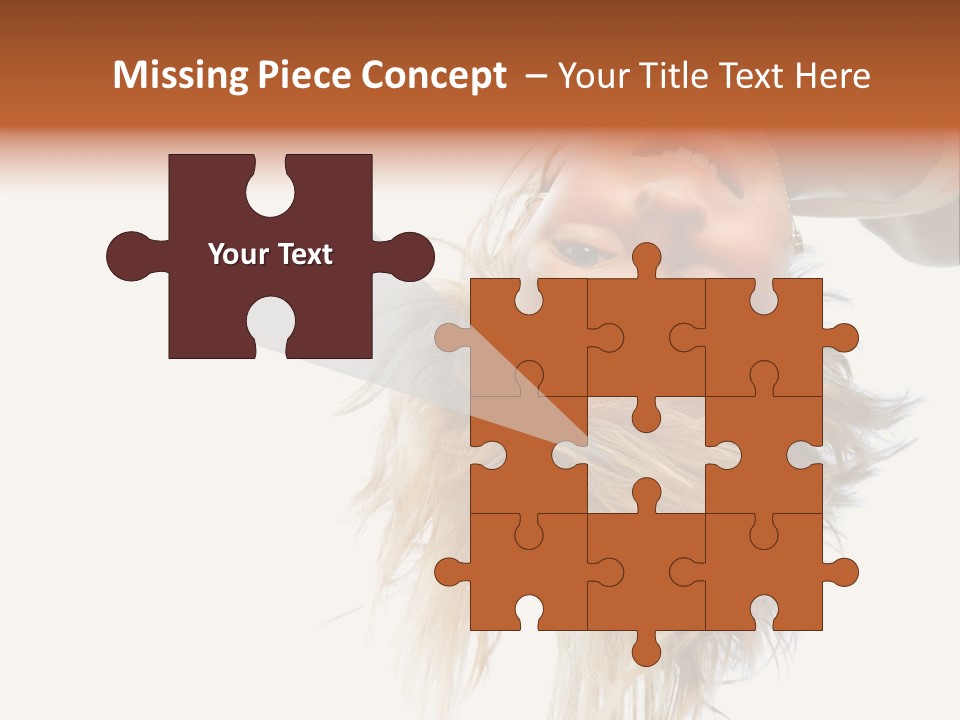 One Outdoor Smiling PowerPoint Template