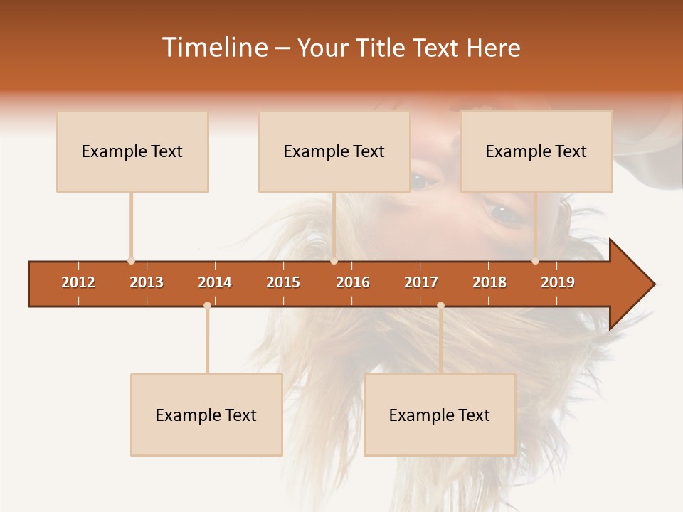 One Outdoor Smiling PowerPoint Template