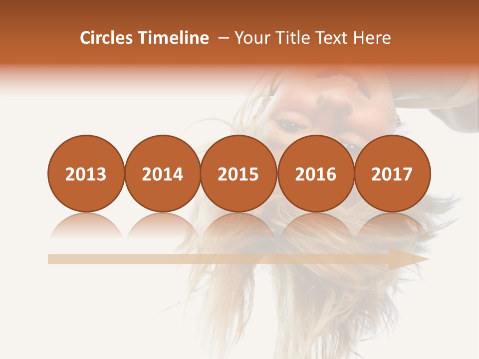 One Outdoor Smiling PowerPoint Template