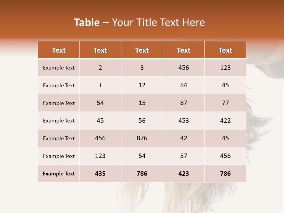 One Outdoor Smiling PowerPoint Template