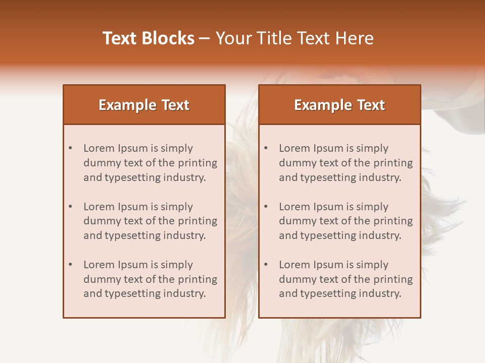 One Outdoor Smiling PowerPoint Template
