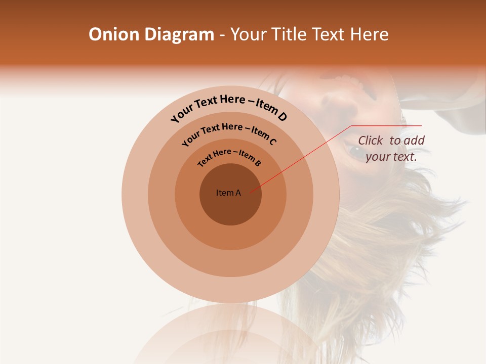 One Outdoor Smiling PowerPoint Template