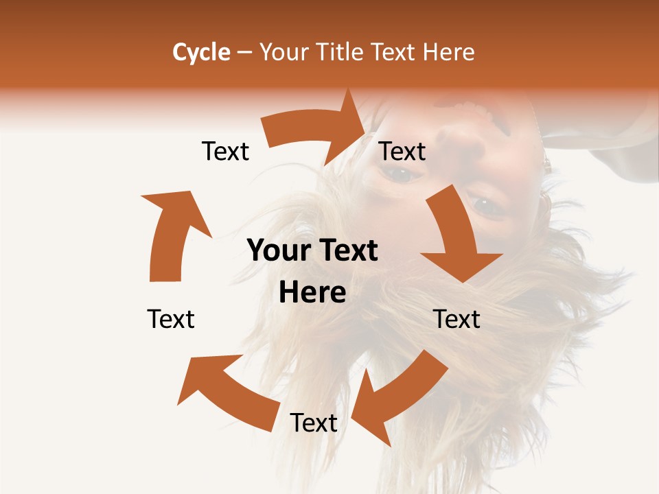 One Outdoor Smiling PowerPoint Template