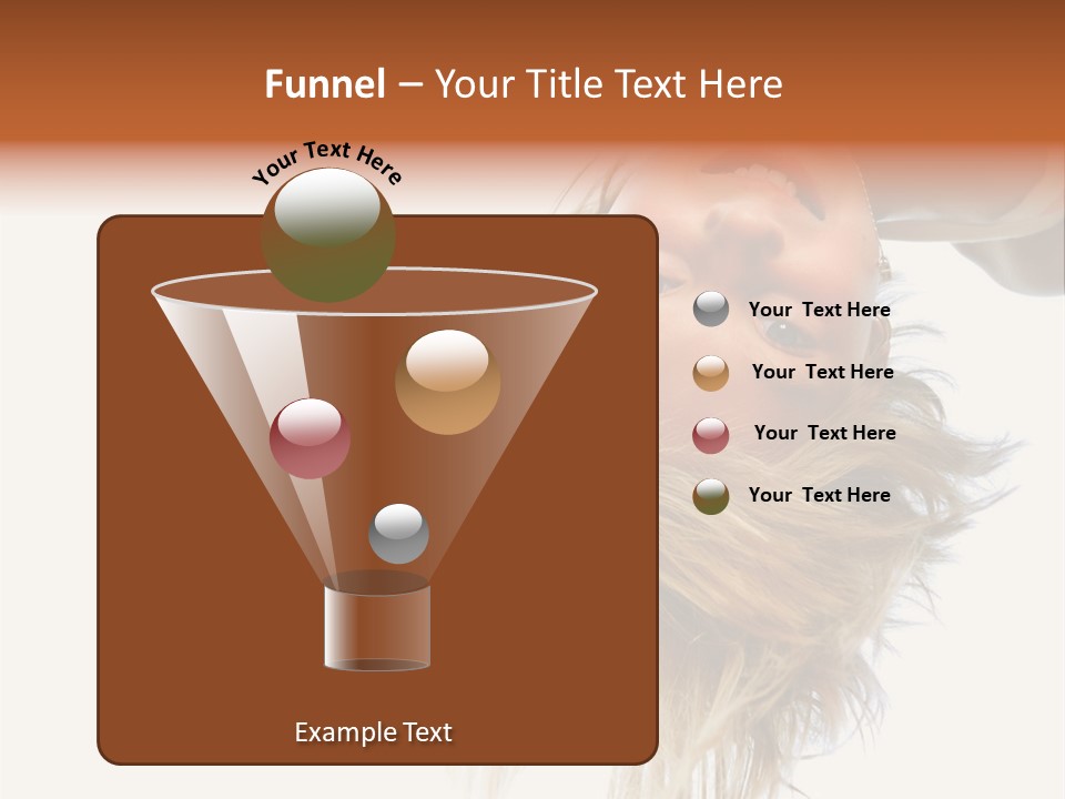 One Outdoor Smiling PowerPoint Template