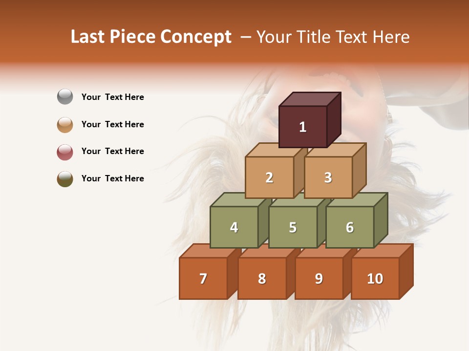 One Outdoor Smiling PowerPoint Template