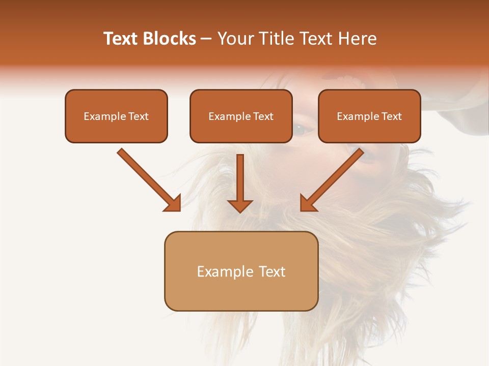 One Outdoor Smiling PowerPoint Template