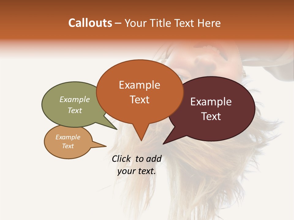 One Outdoor Smiling PowerPoint Template