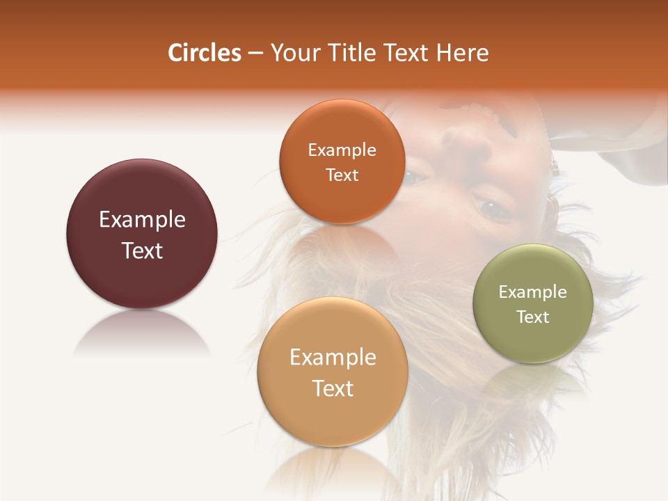 One Outdoor Smiling PowerPoint Template