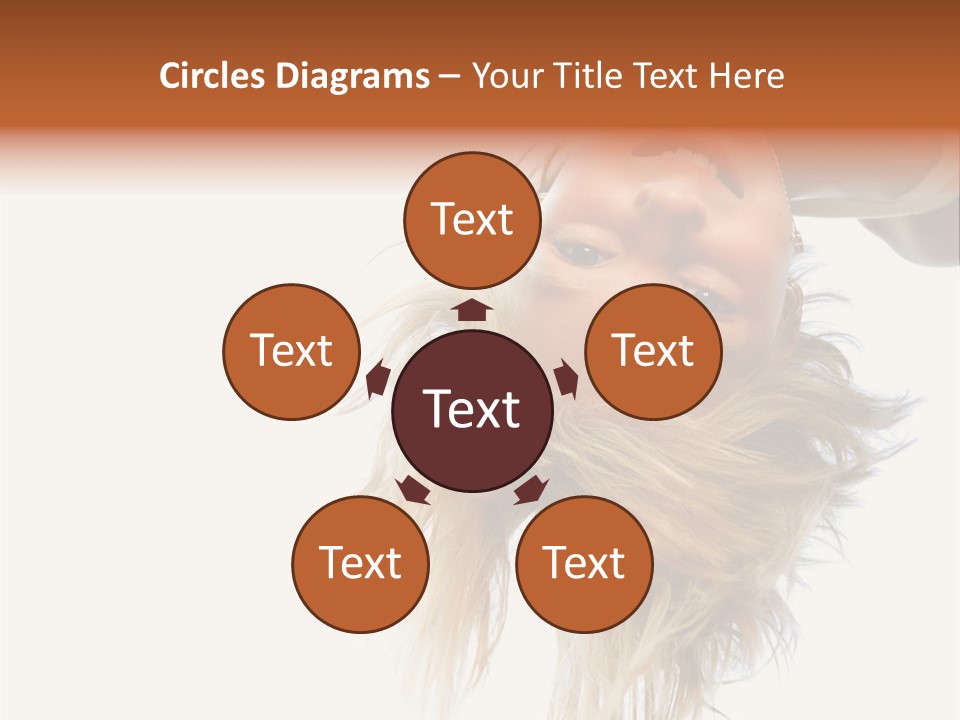 One Outdoor Smiling PowerPoint Template