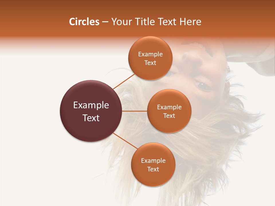 One Outdoor Smiling PowerPoint Template