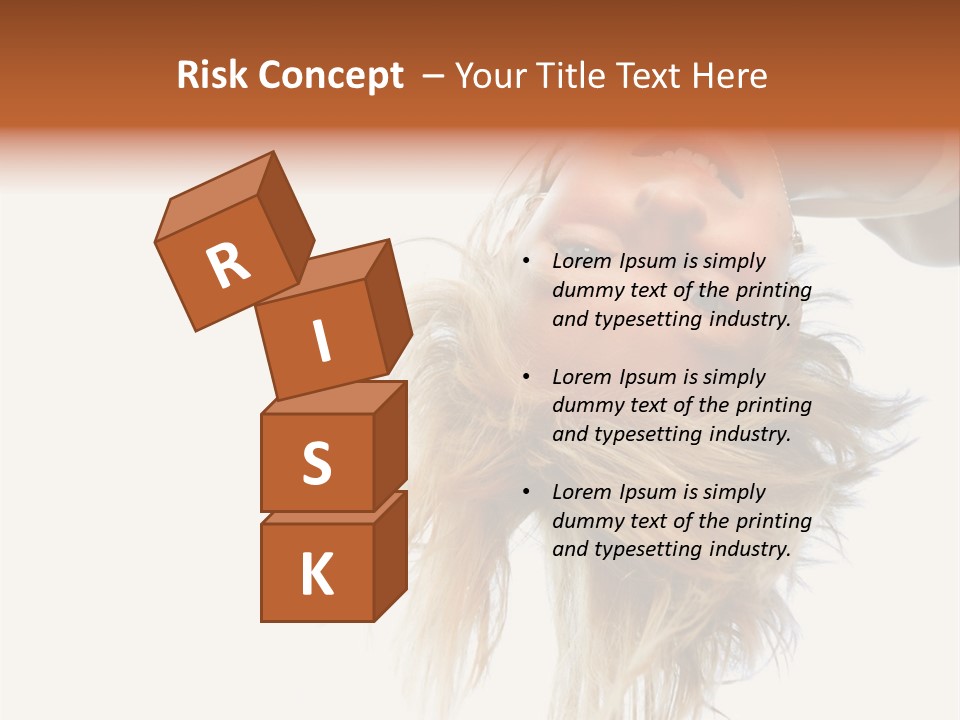 One Outdoor Smiling PowerPoint Template