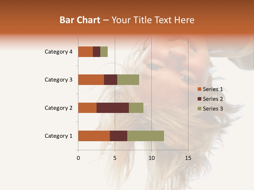 One Outdoor Smiling PowerPoint Template