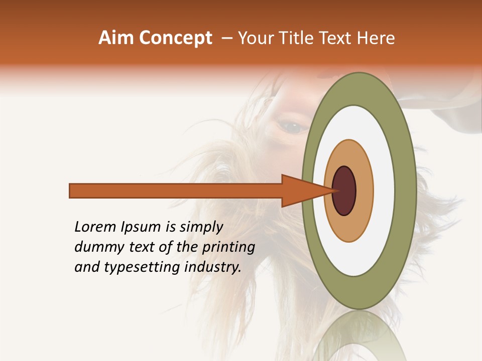 One Outdoor Smiling PowerPoint Template