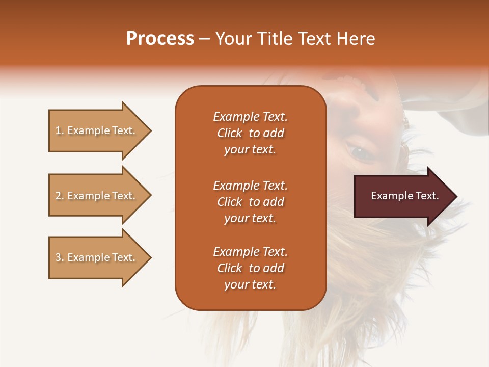 One Outdoor Smiling PowerPoint Template