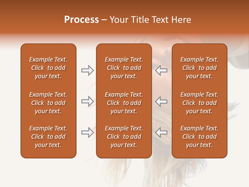 One Outdoor Smiling PowerPoint Template