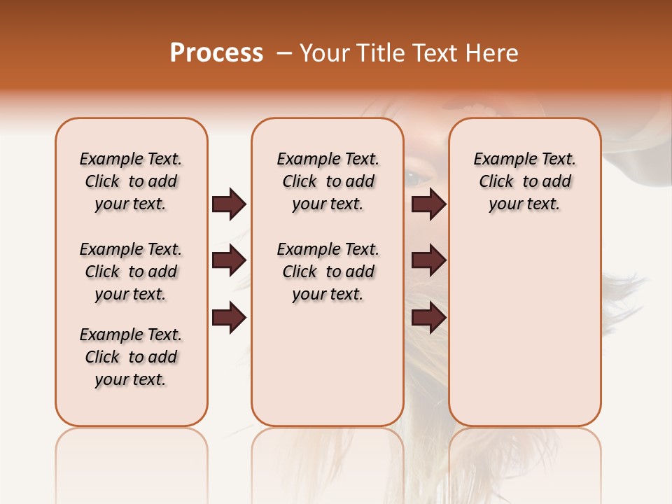 One Outdoor Smiling PowerPoint Template
