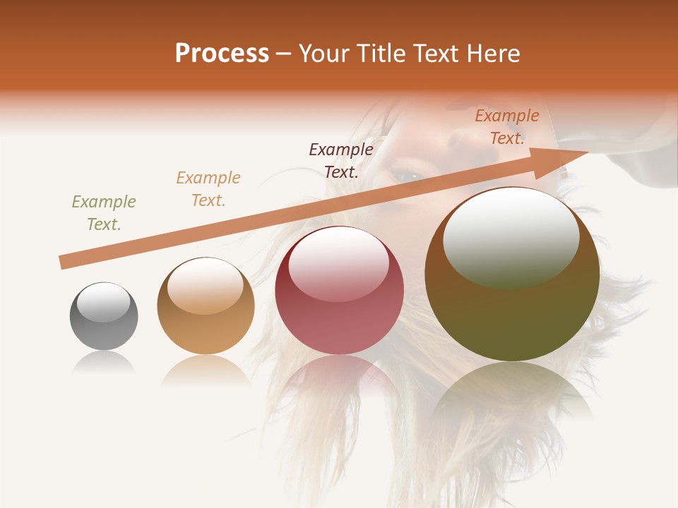One Outdoor Smiling PowerPoint Template