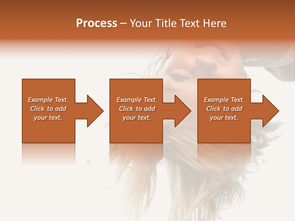 One Outdoor Smiling PowerPoint Template